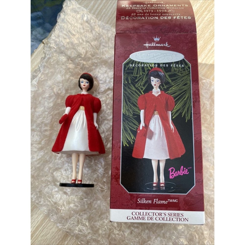 Hallmark 1998 Barbie Silken Flame #5 In Series‎ Ornament
